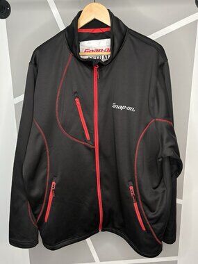 Snap On Lethal Jacket Men’s 2XL Black Full Zip Choko Fleece Lined Soft Shell
